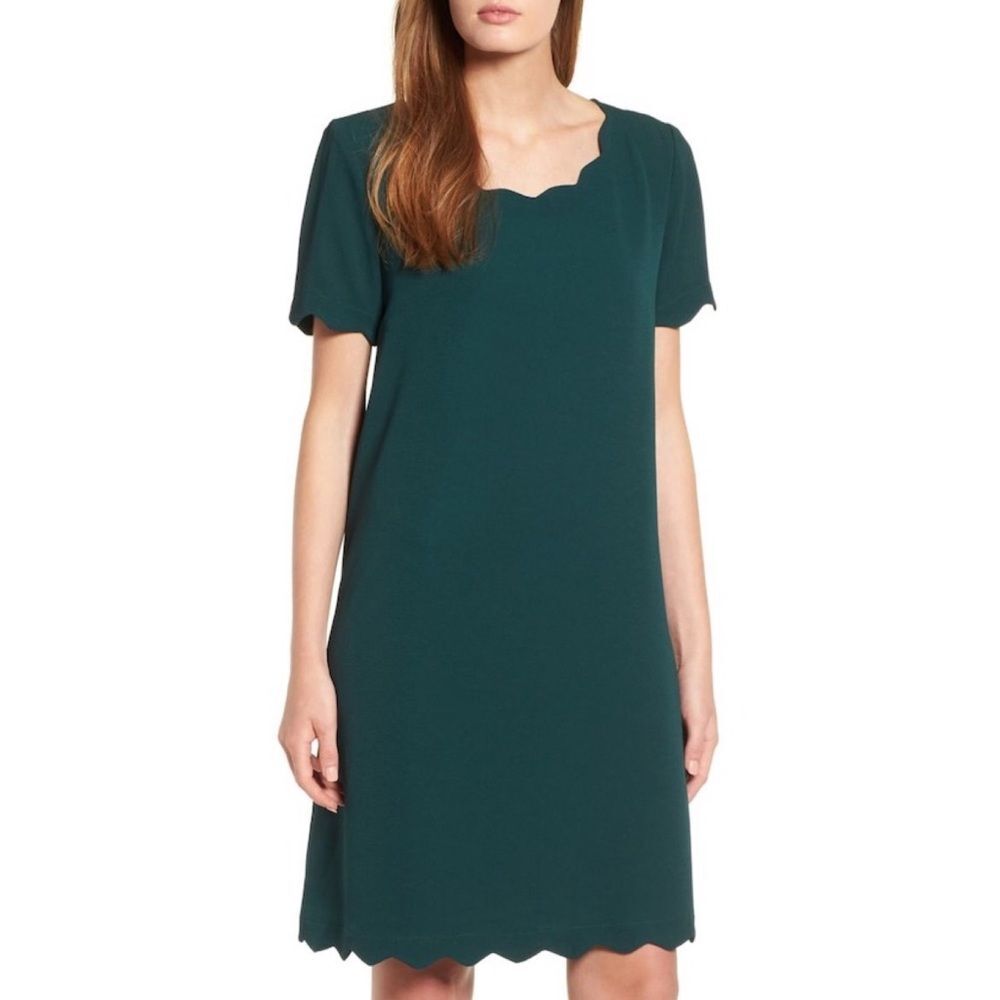 EVERLEIGH SCALLOP TRIM SHIFT DRESS ❤️⭐️